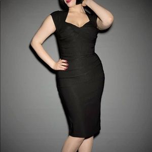 Stop Staring! Little Black Dress Retro Pin Up